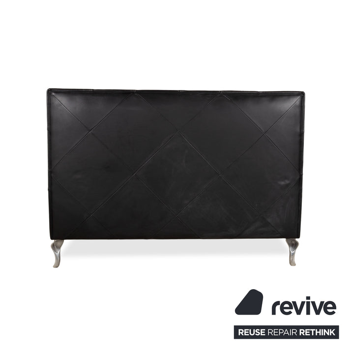 Bretz Marilyn Leder Bett Schwarz Schlafzimmer