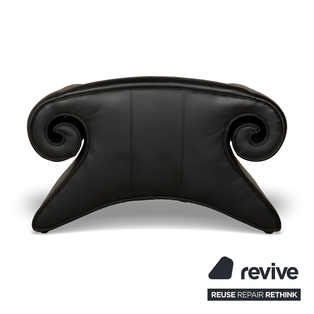Bretz Monster Leder Sessel Schwarz