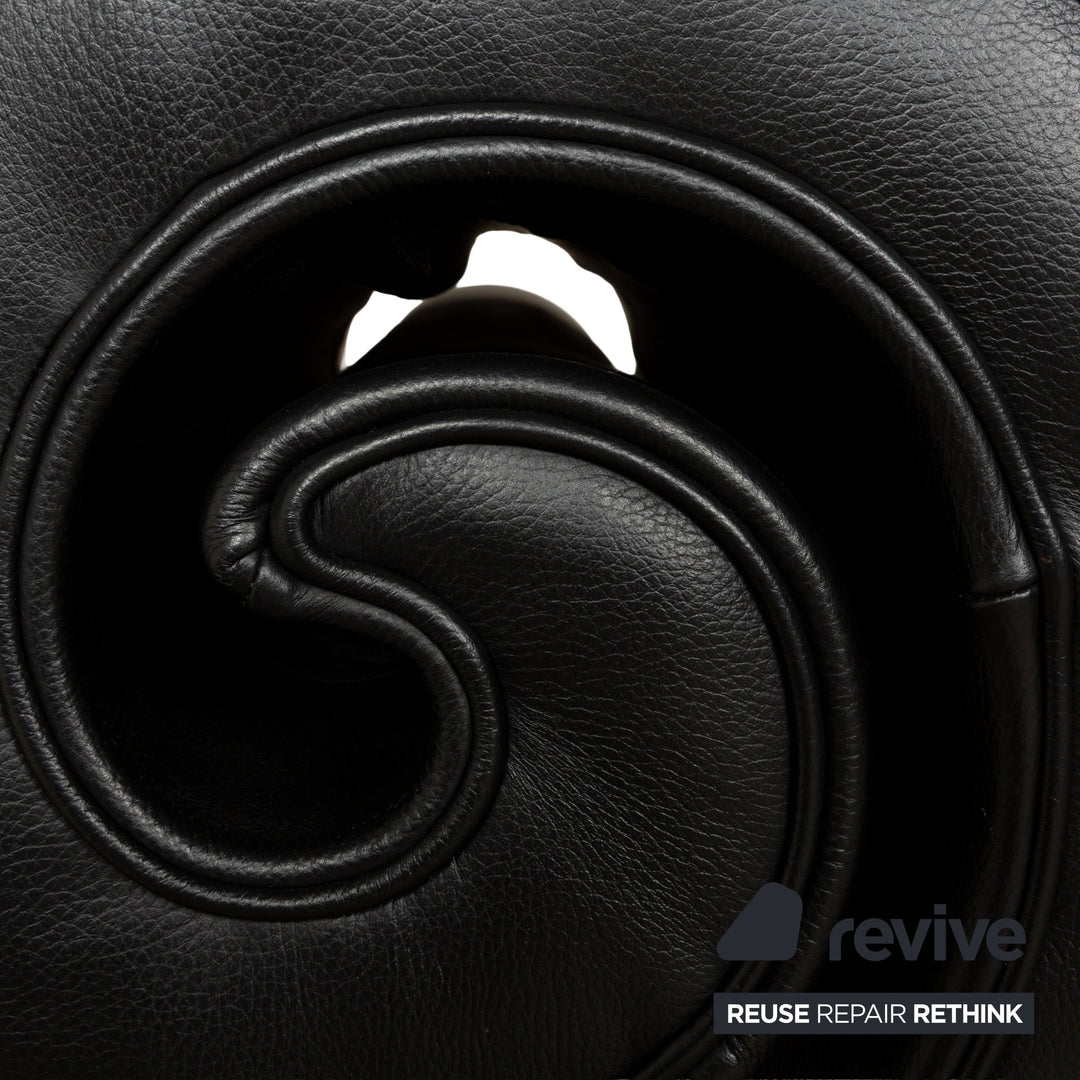 Bretz Monster Leder Sessel Schwarz