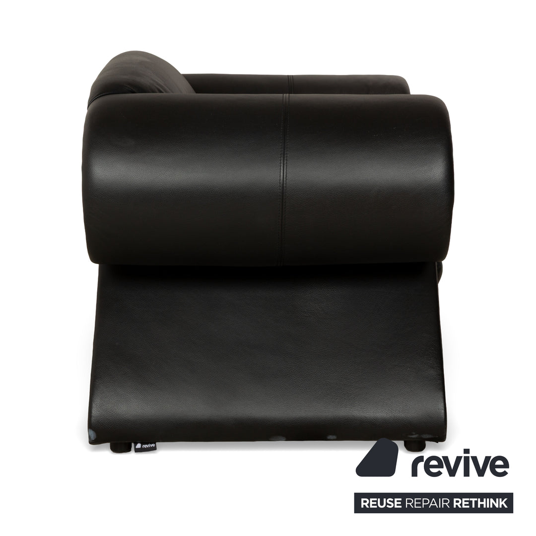 Bretz Monster Leder Sessel Schwarz
