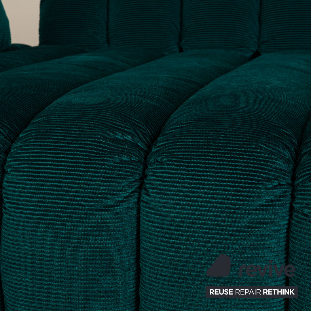 Bretz Moonraft Stoff Zweisitzer Türkis Sofa Couch Ausstellungsstück