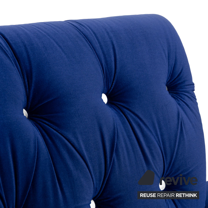 Bretz Nana fabric lounger blue