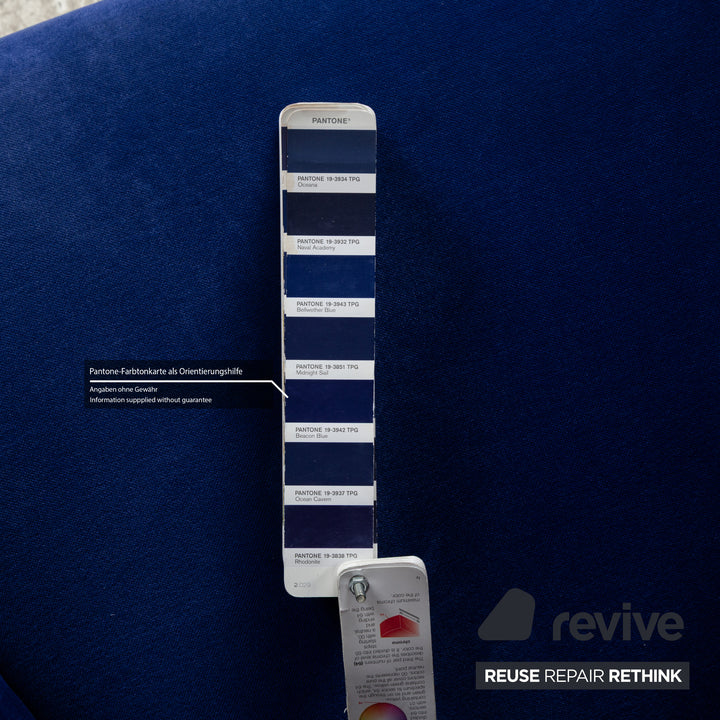 Bretz Nana Stoff Sessel Blau