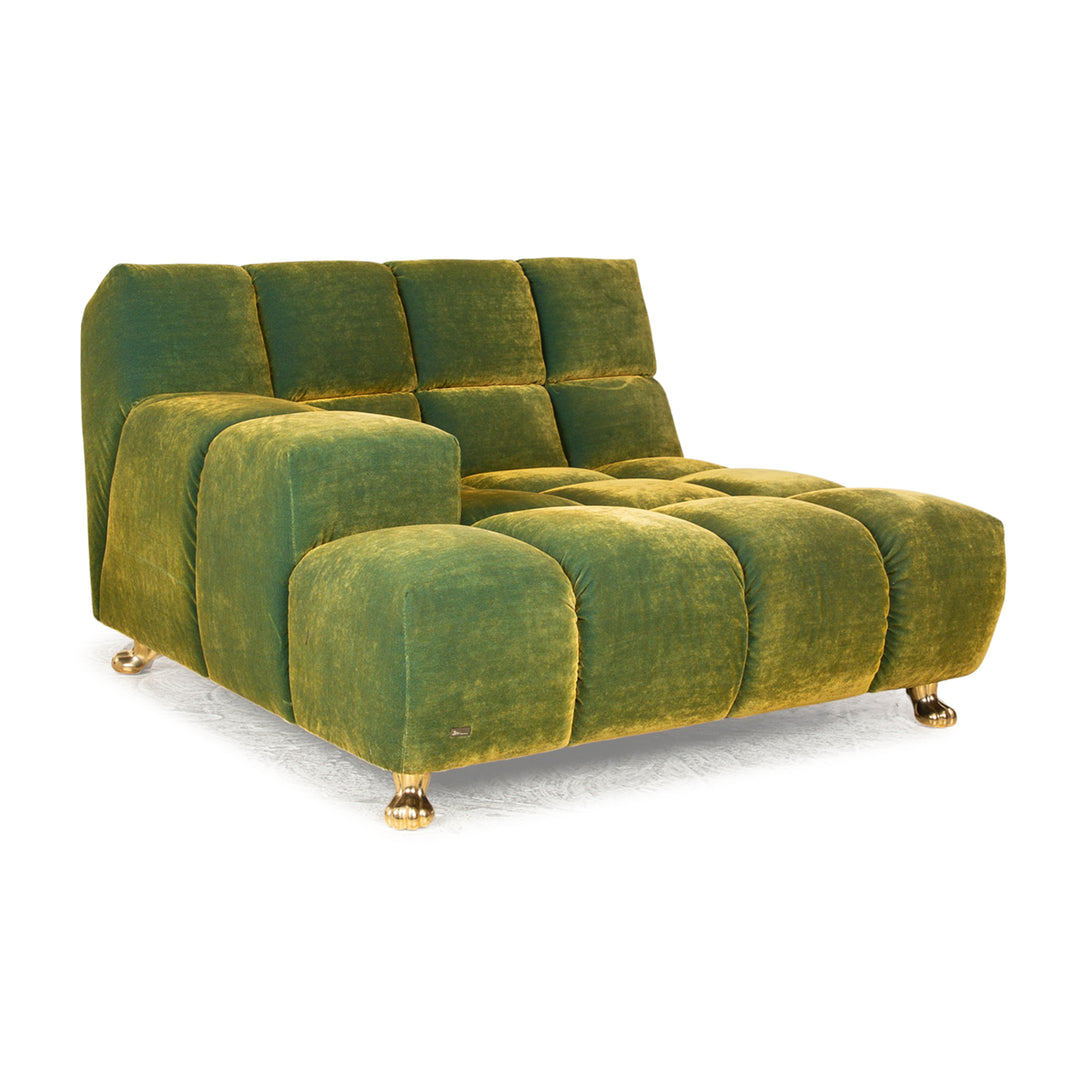 Bretz Ocean 7 Fabric Lounger Green Yellow Recamiere Daybed Sofa Couch