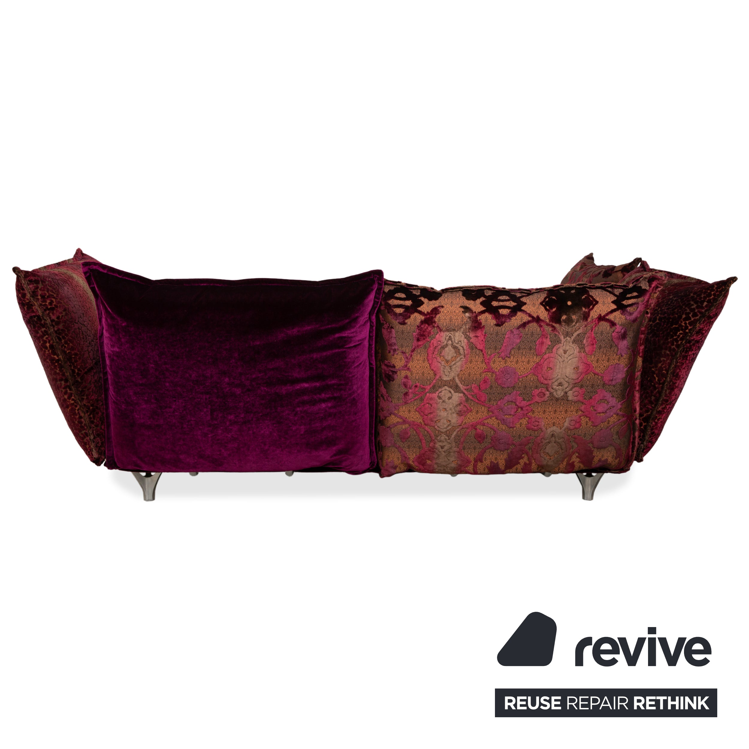 Bretz Ohlinda Stoff Ecksofa Lila Sofa Couch