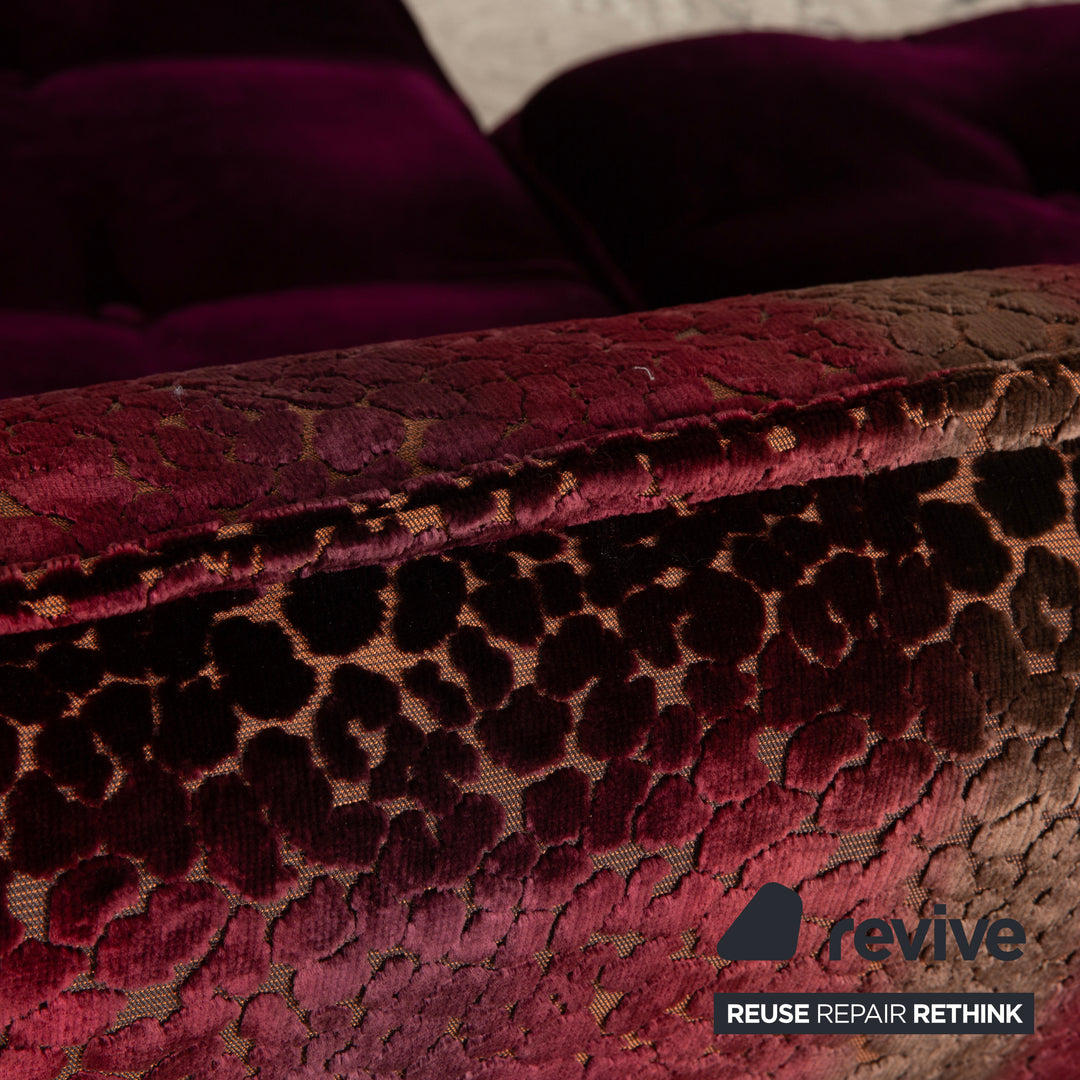 Bretz Ohlinda Stoff Ecksofa Lila Sofa Couch