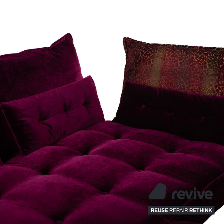 Bretz Ohlinda Stoff Ecksofa Lila Sofa Couch
