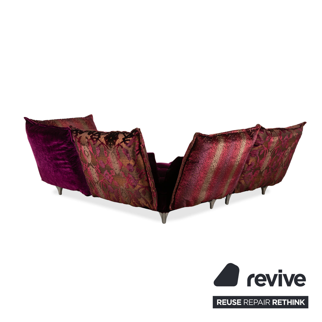 Bretz Ohlinda Stoff Ecksofa Lila Sofa Couch