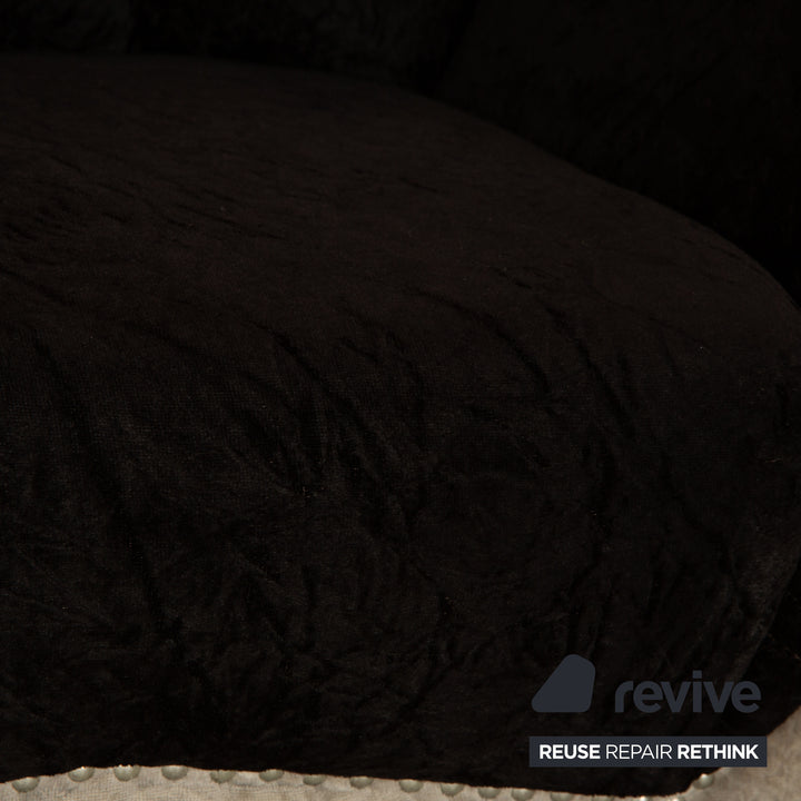 Bretz T-Rex fabric armchair black