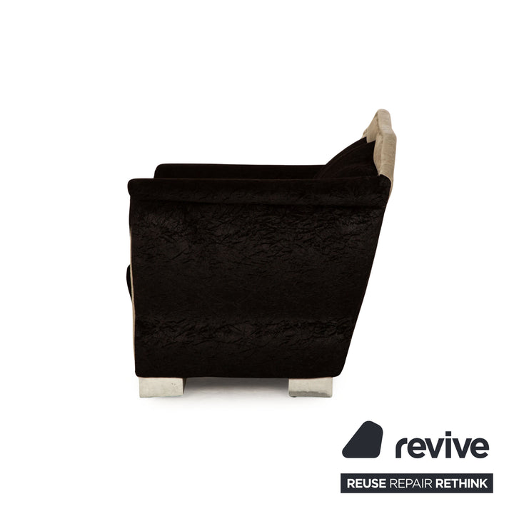 Bretz T-Rex fabric armchair black