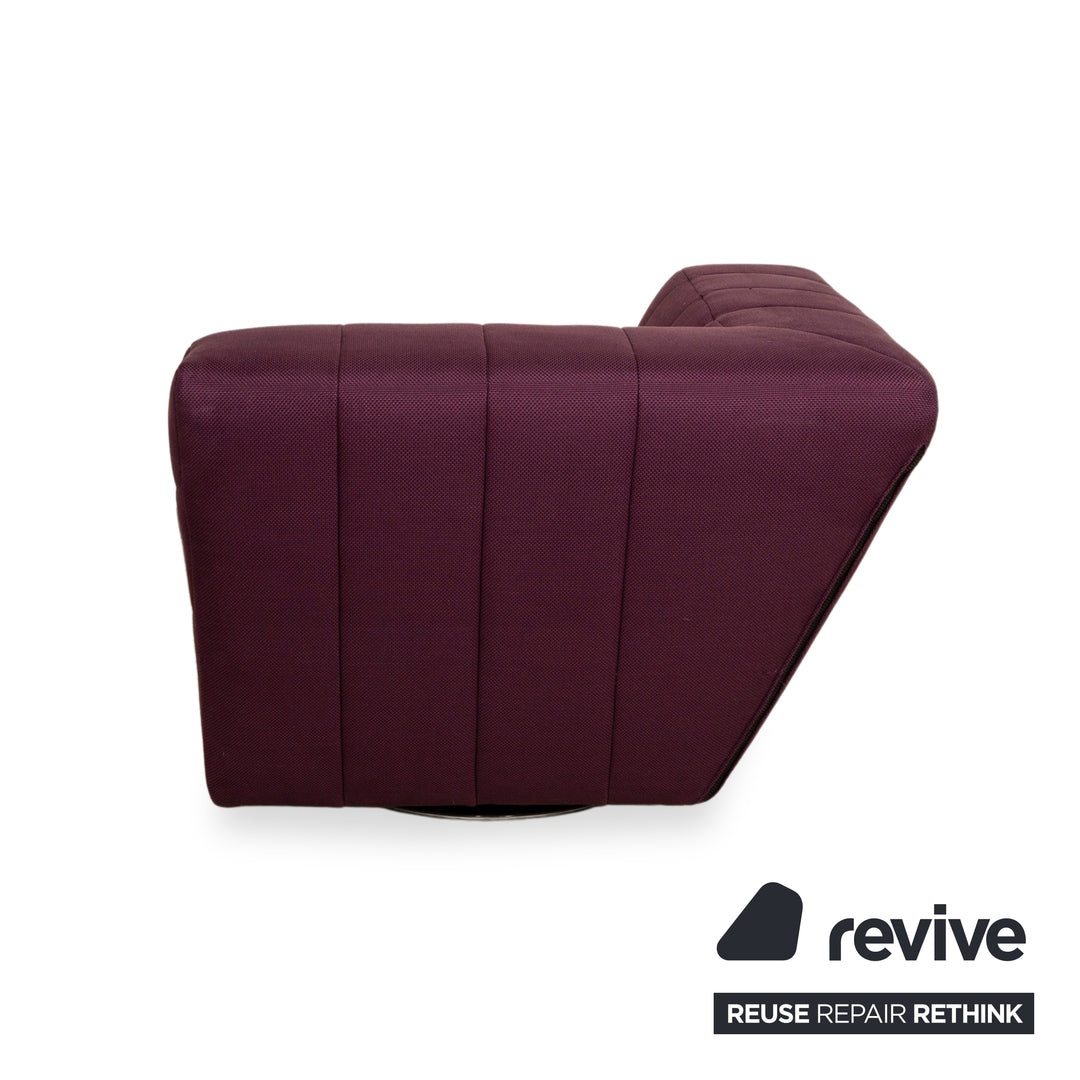 Fauteuil Bretz Tiziana en tissu violet