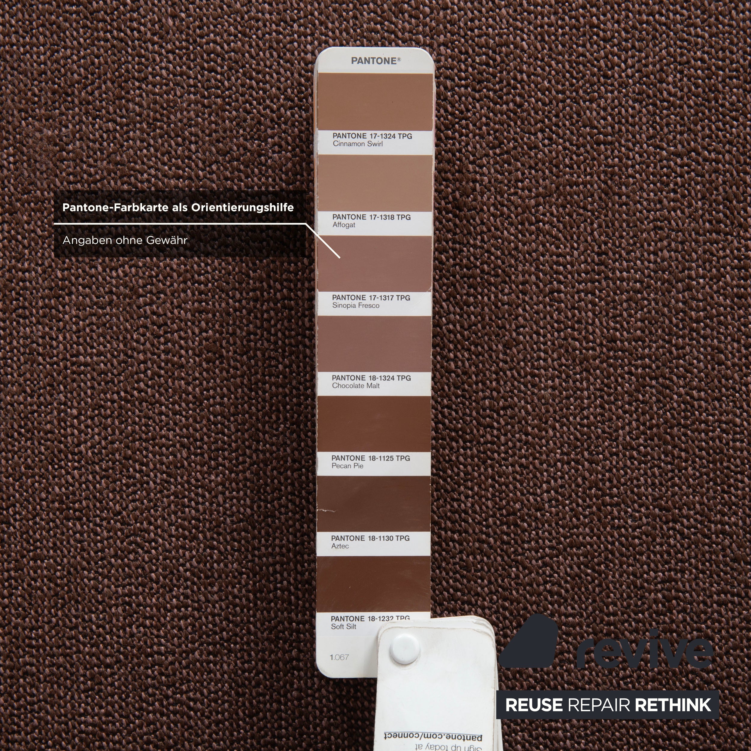 Brühl Alba Stoff Chrom Ecksofa Braun Grau Taupe manuelle Funktion Sofa Couch