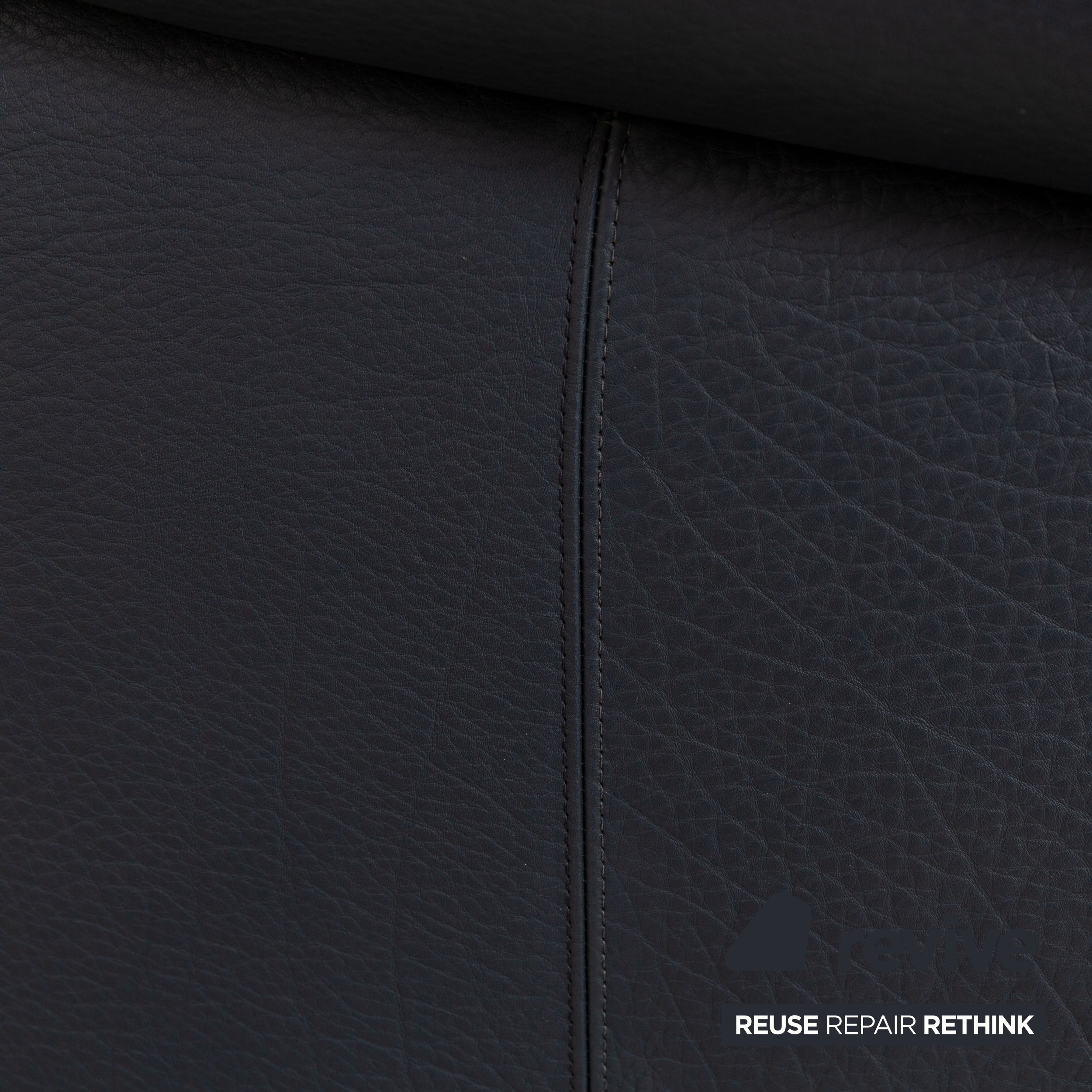 Brühl Ampiezza Leather Armchair Blue
