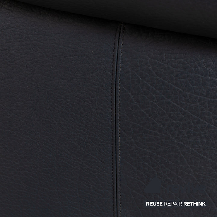 Brühl Ampiezza Leather Armchair Blue