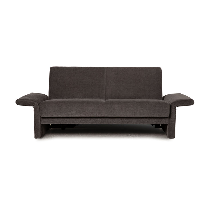 Brühl Cara canapé en tissu gris fonction canapé 2 places fonction couchage