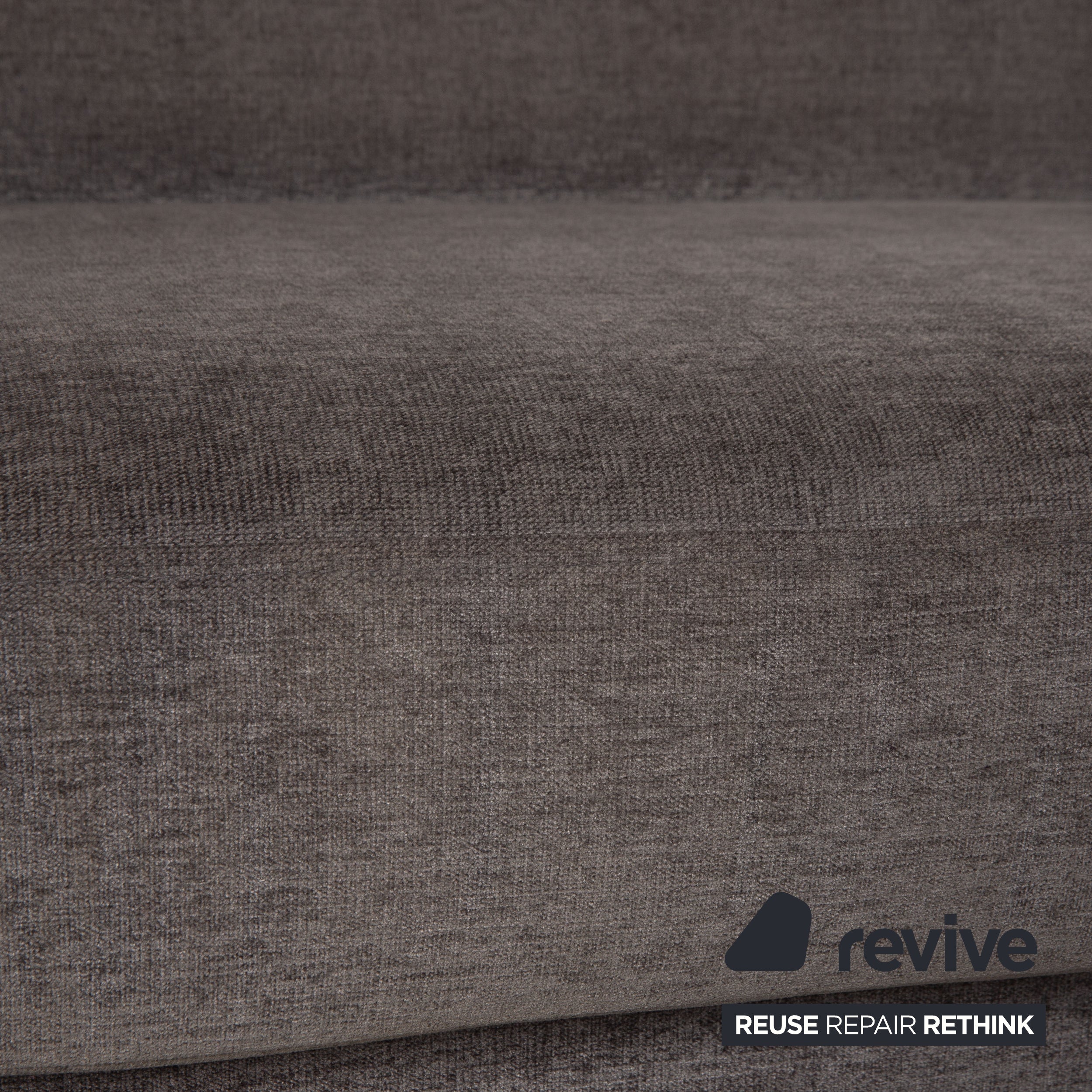 Brühl Cara fabric sofa gray two-seater couch function sleeping function