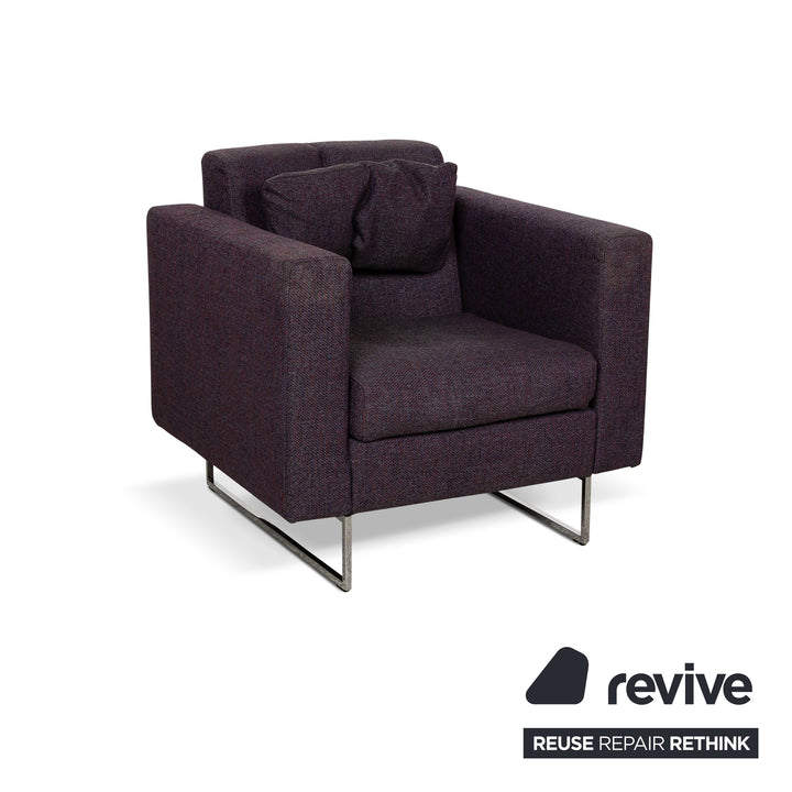Brühl Embrace Fauteuil en tissu Violet Gris fonction manuelle