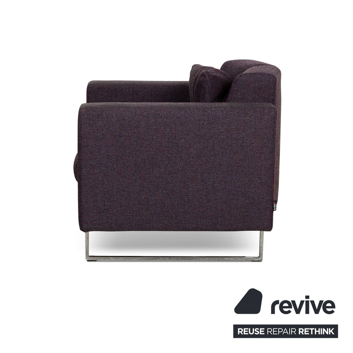 Brühl Embrace Fauteuil en tissu Violet Gris fonction manuelle