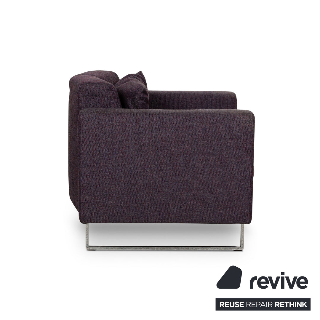 Brühl Embrace Fauteuil en tissu Violet Gris fonction manuelle
