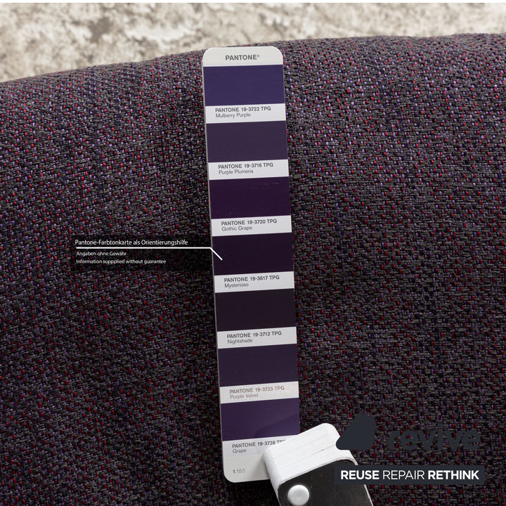 Brühl Embrace Stoff Sessel Lila Grau manuelle Funktion