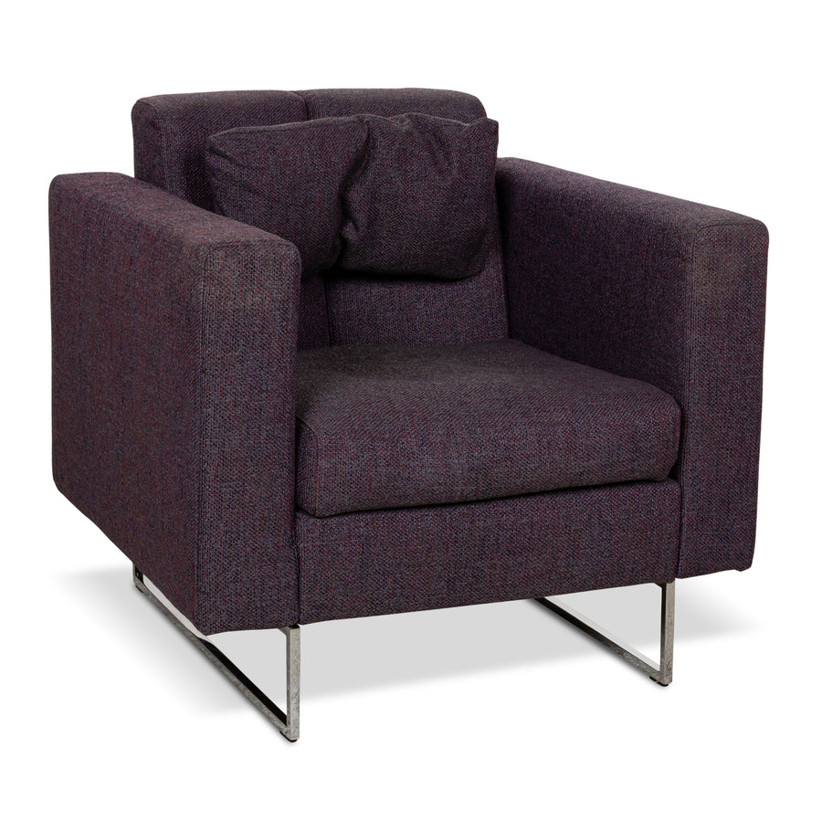 Brühl Embrace Fauteuil en tissu Violet Gris fonction manuelle