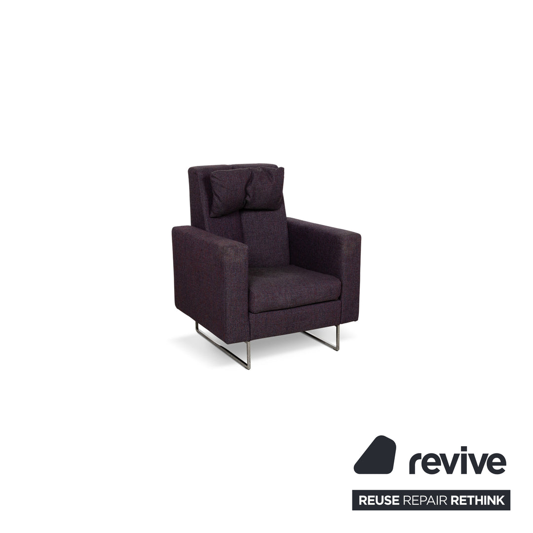 Brühl Embrace Fauteuil en tissu Violet Gris fonction manuelle