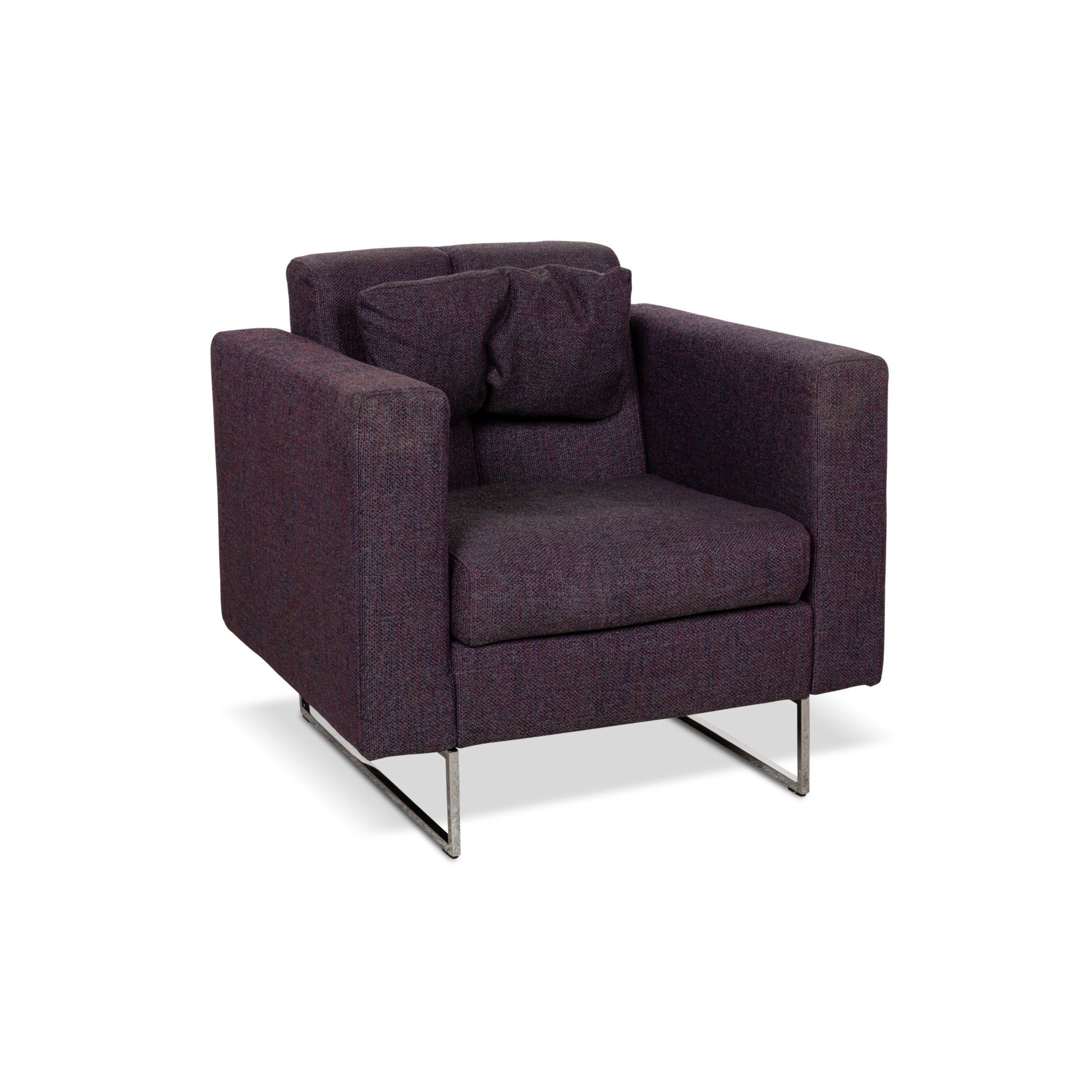 Brühl Embrace fabric armchair purple grey manual function