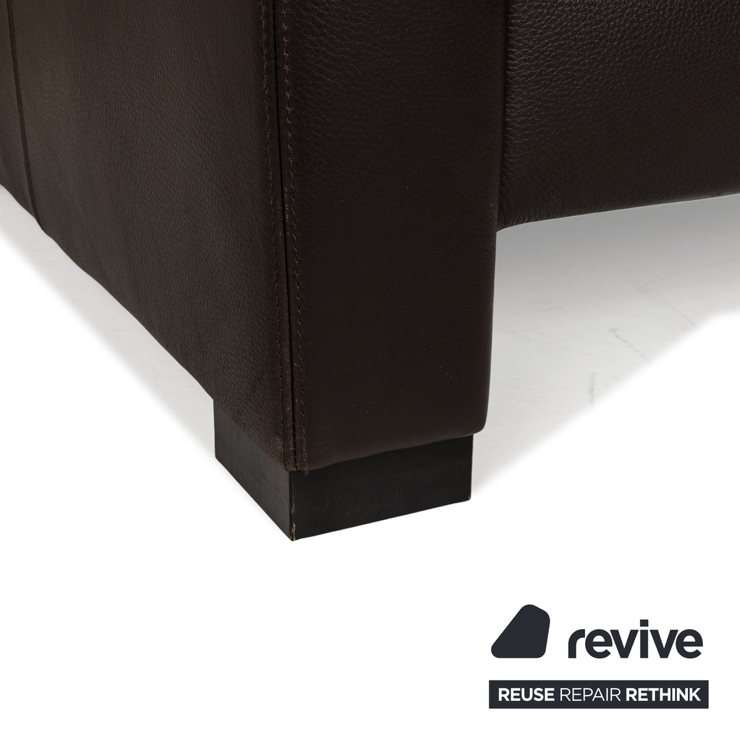 Brühl Francis Fauteuil en Cuir Marron fonction manuelle