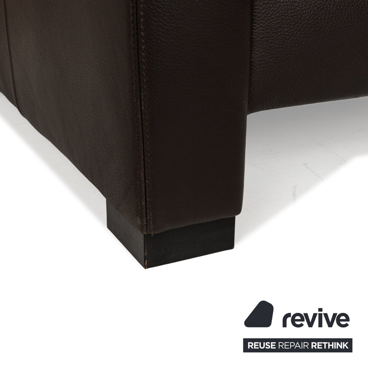 Brühl Francis Fauteuil en Cuir Marron fonction manuelle