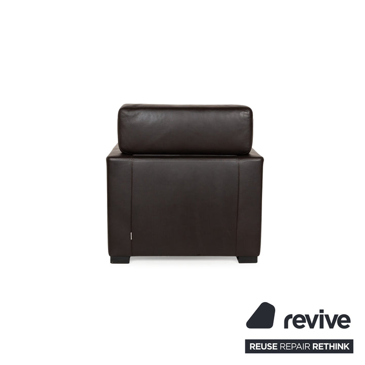 Brühl Francis Fauteuil en Cuir Marron fonction manuelle