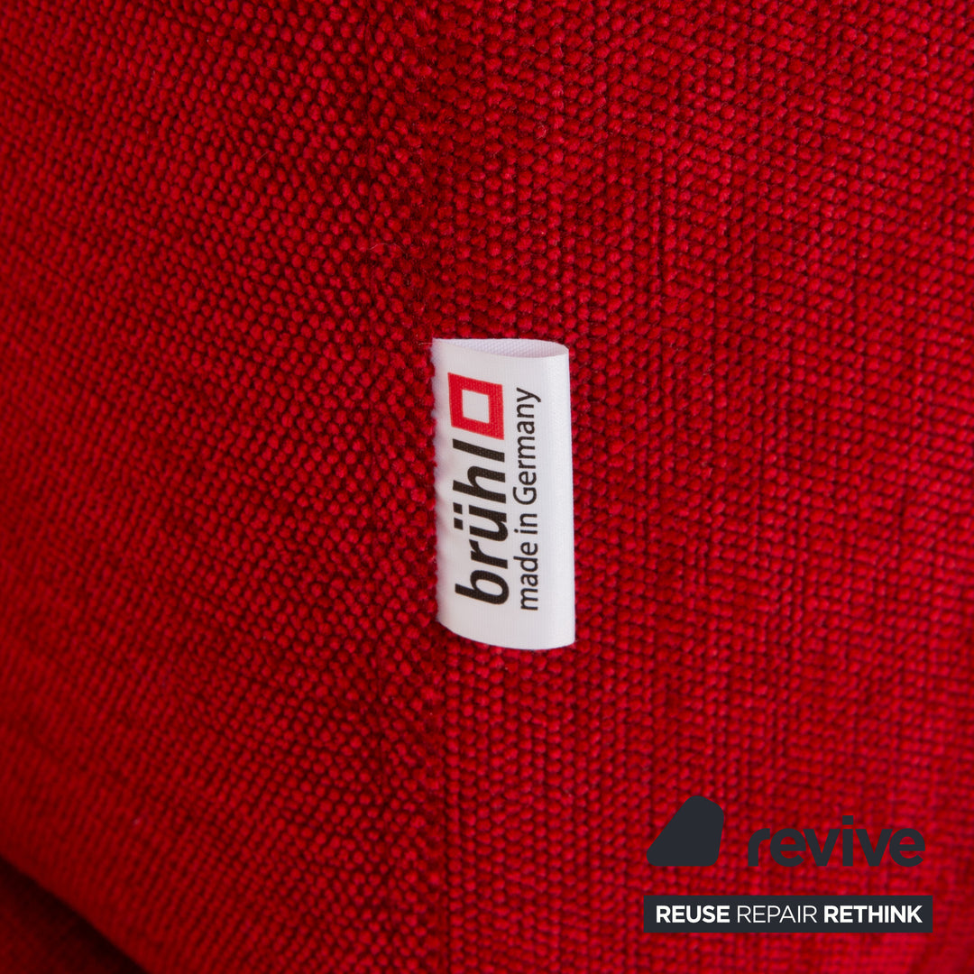 Brühl Jerry fabric lounger red manual function