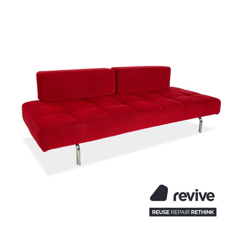 Brühl Jerry fabric lounger red manual function