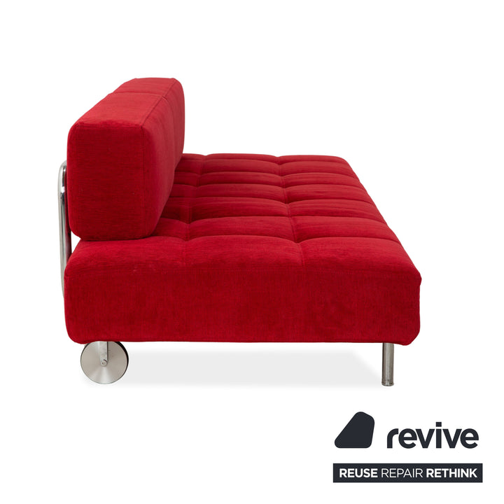 Brühl Jerry fabric lounger red manual function