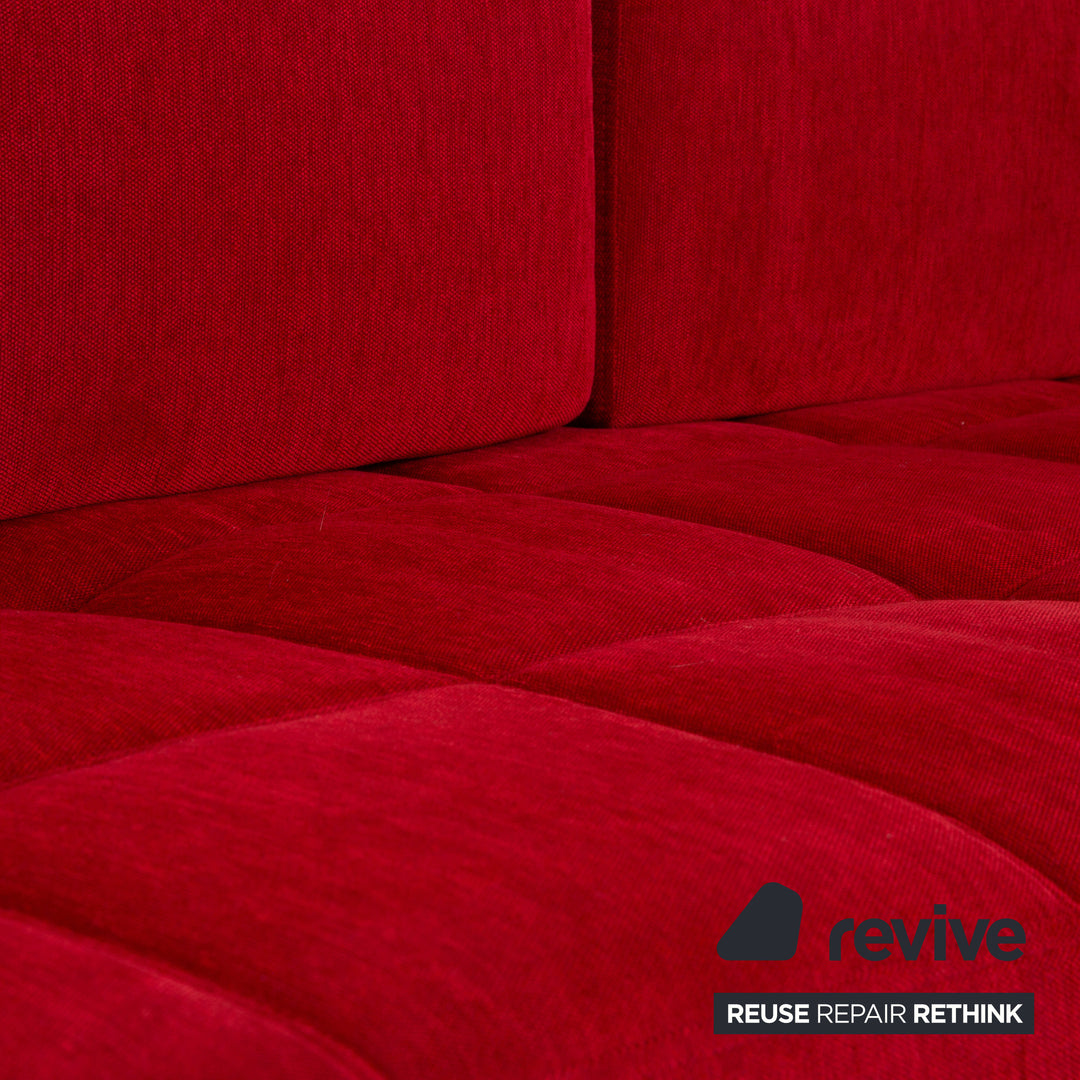 Brühl Jerry fabric lounger red manual function