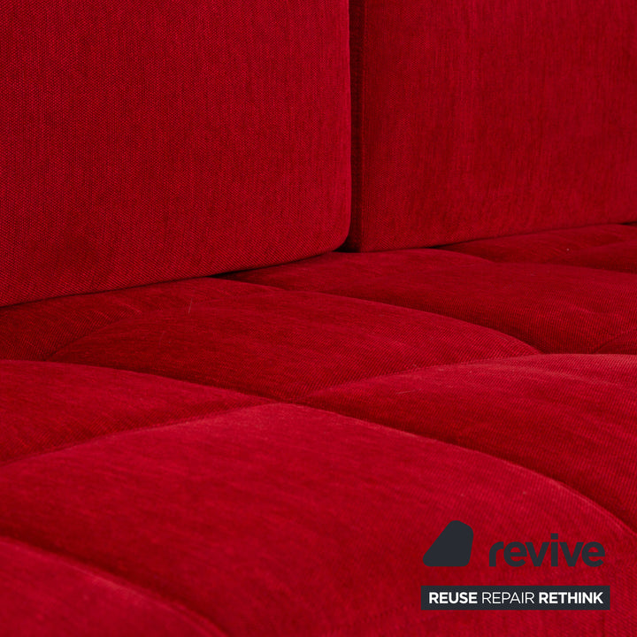 Brühl Jerry fabric lounger red manual function