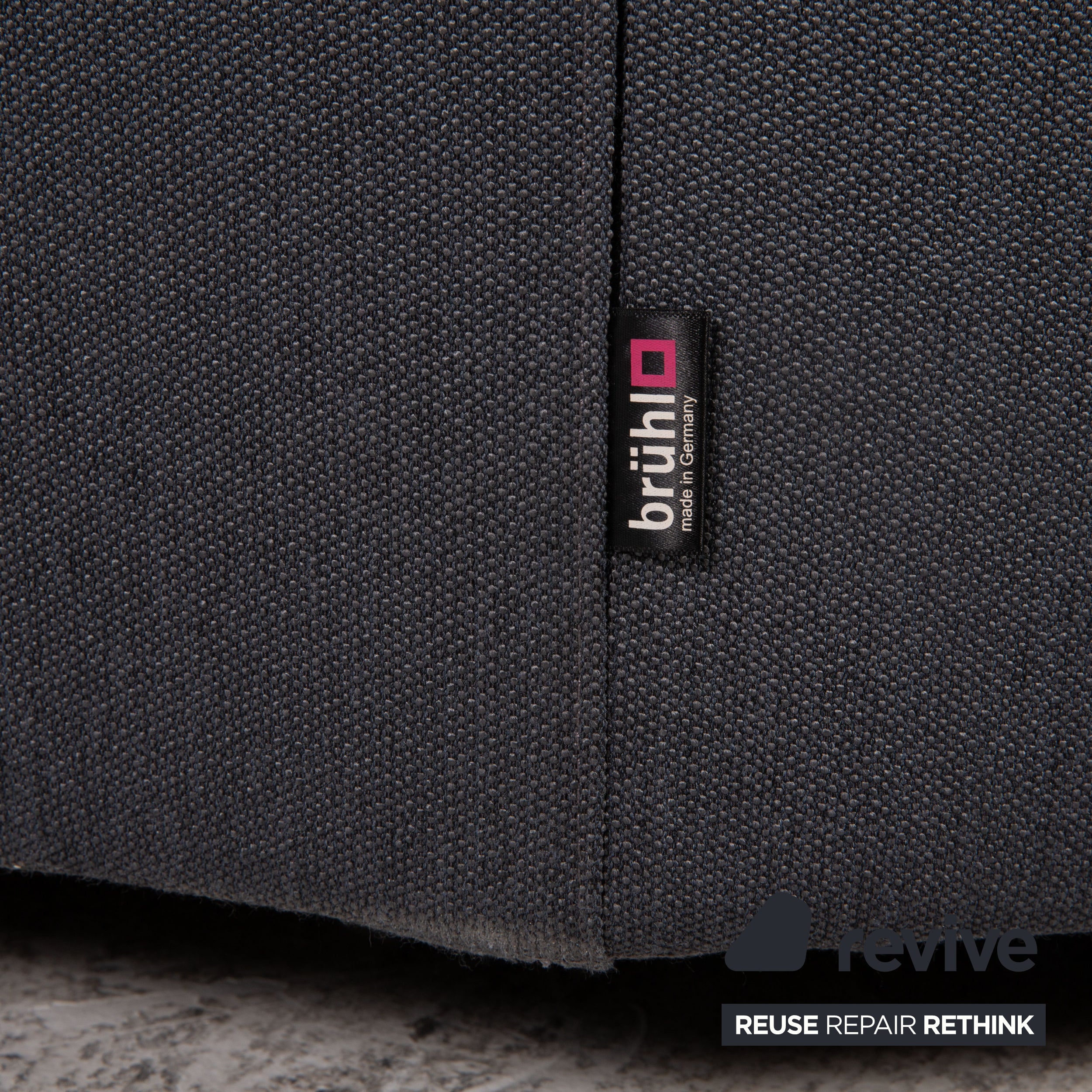 Brühl Lady Bug Small Stoff Ecksofa Grau Sofa Couch