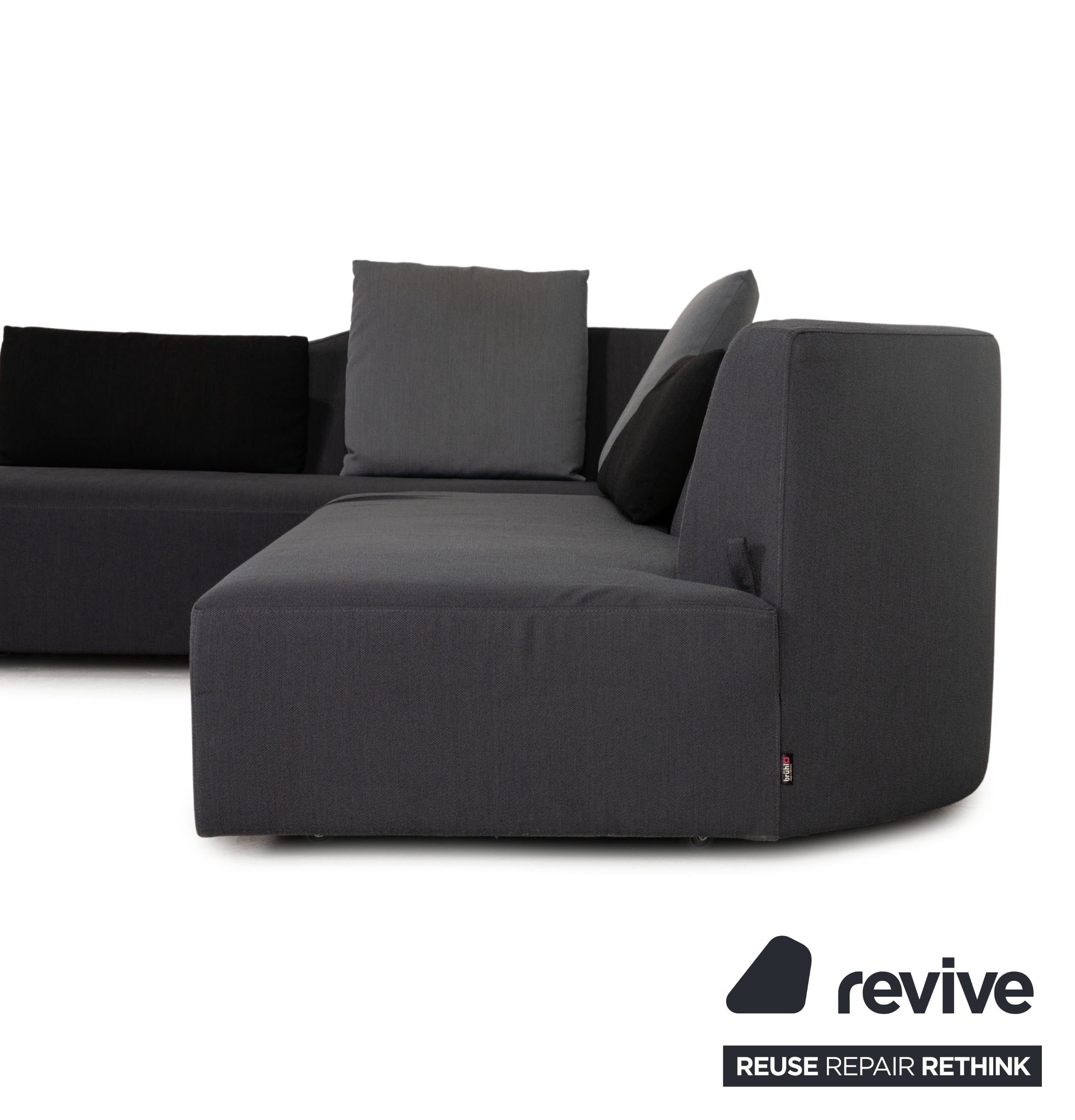 Brühl Lady Bug Small Stoff Ecksofa Grau Sofa Couch