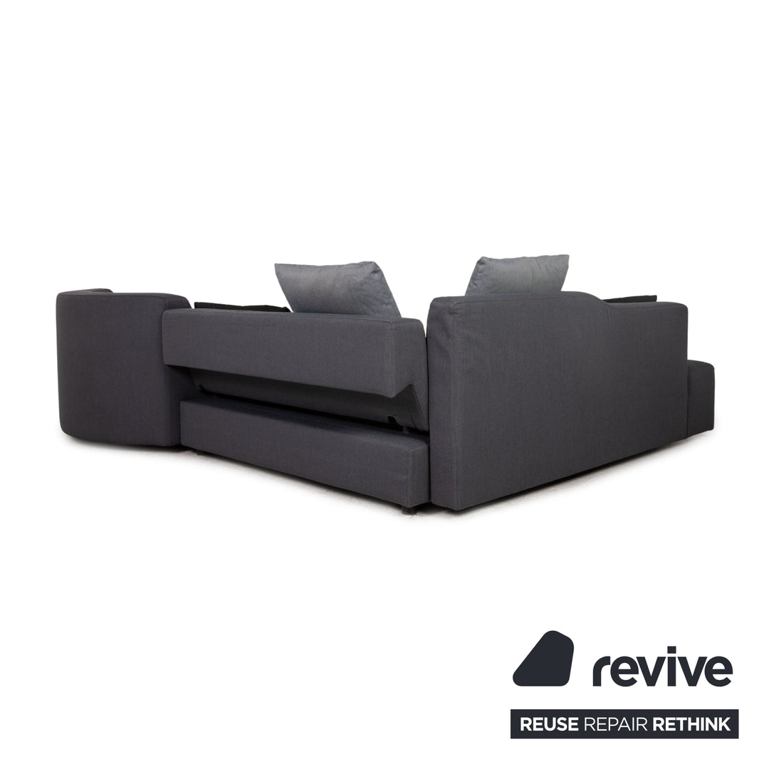 Brühl Lady Bug Small Fabric Corner Sofa Gray Sofa Couch