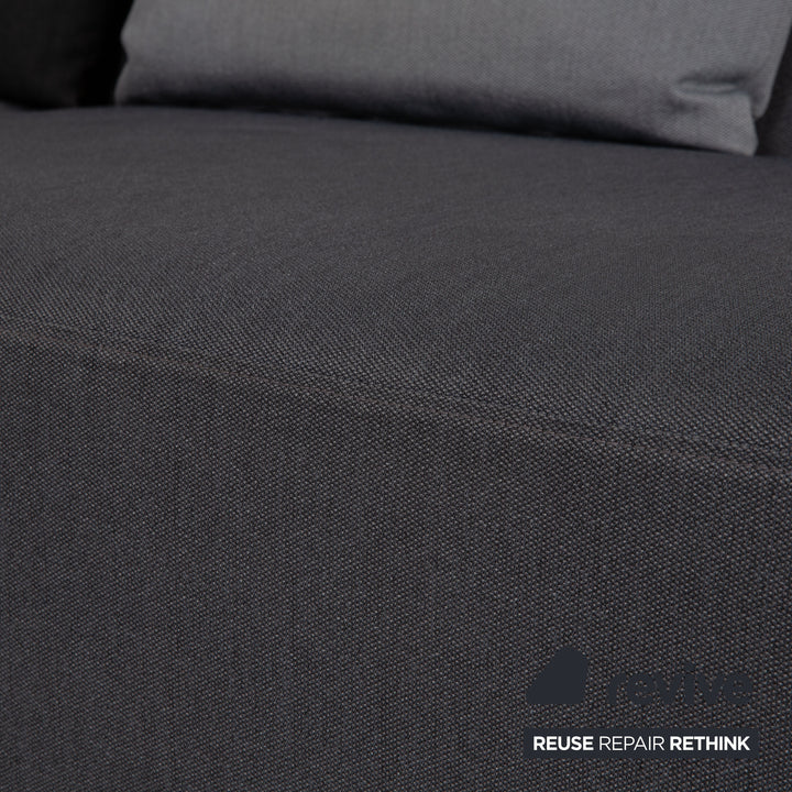 Brühl Lady Bug Small Fabric Corner Sofa Gray Sofa Couch