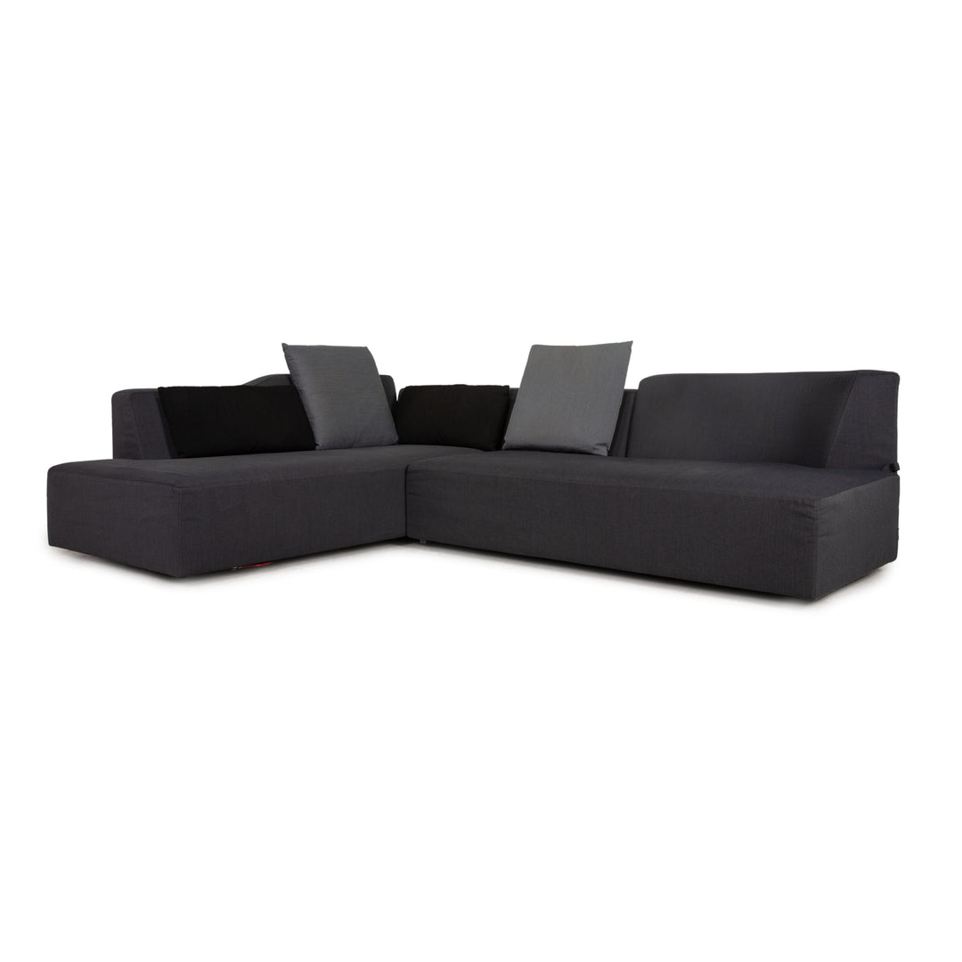 Brühl Lady Bug Small Fabric Corner Sofa Gray Sofa Couch