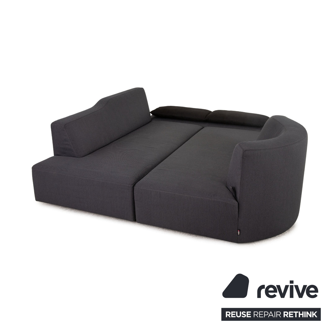 Brühl Lady Bug Small Fabric Corner Sofa Gray Sofa Couch