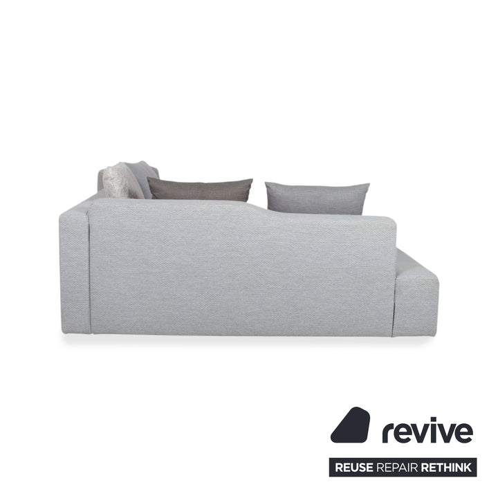 Brühl Lady Bug Canapé d'angle en tissu gris avec fonction manuelle