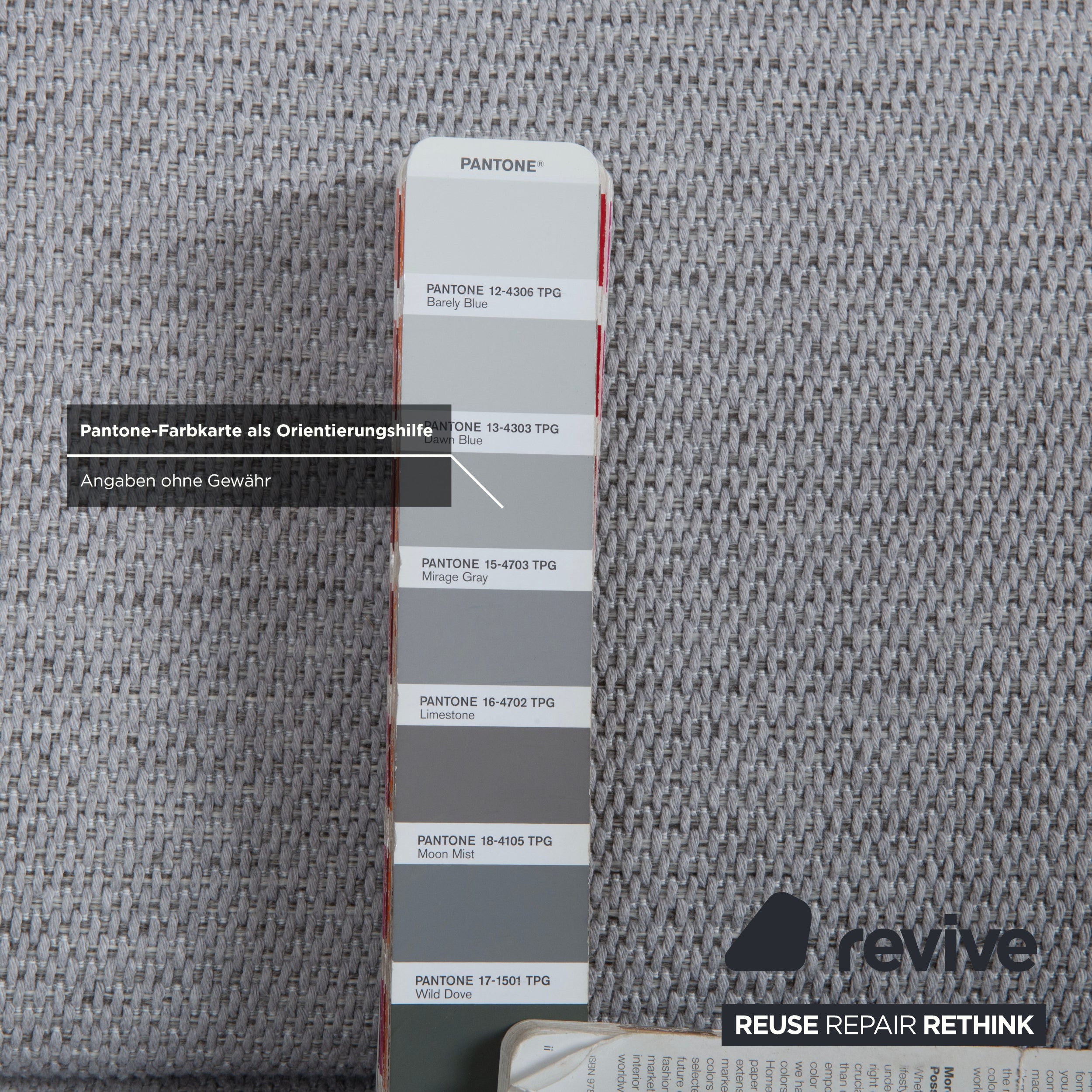 Brühl Lady Bug Fabric Corner Sofa Grey Manual Function Sofa Couch