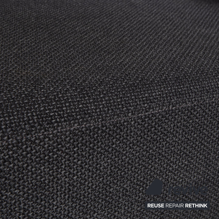 Brühl Mosspink Stoff Leder Zweisitzer Grau Sofa Couch manuelle Funktion