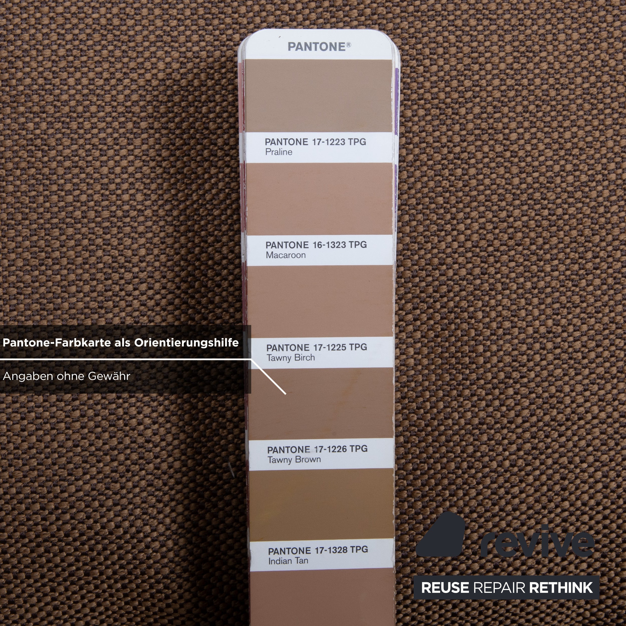 Brühl Moule Fabric Corner Sofa Brown Couch Manual Function Chaise Longue Left Reupholstered