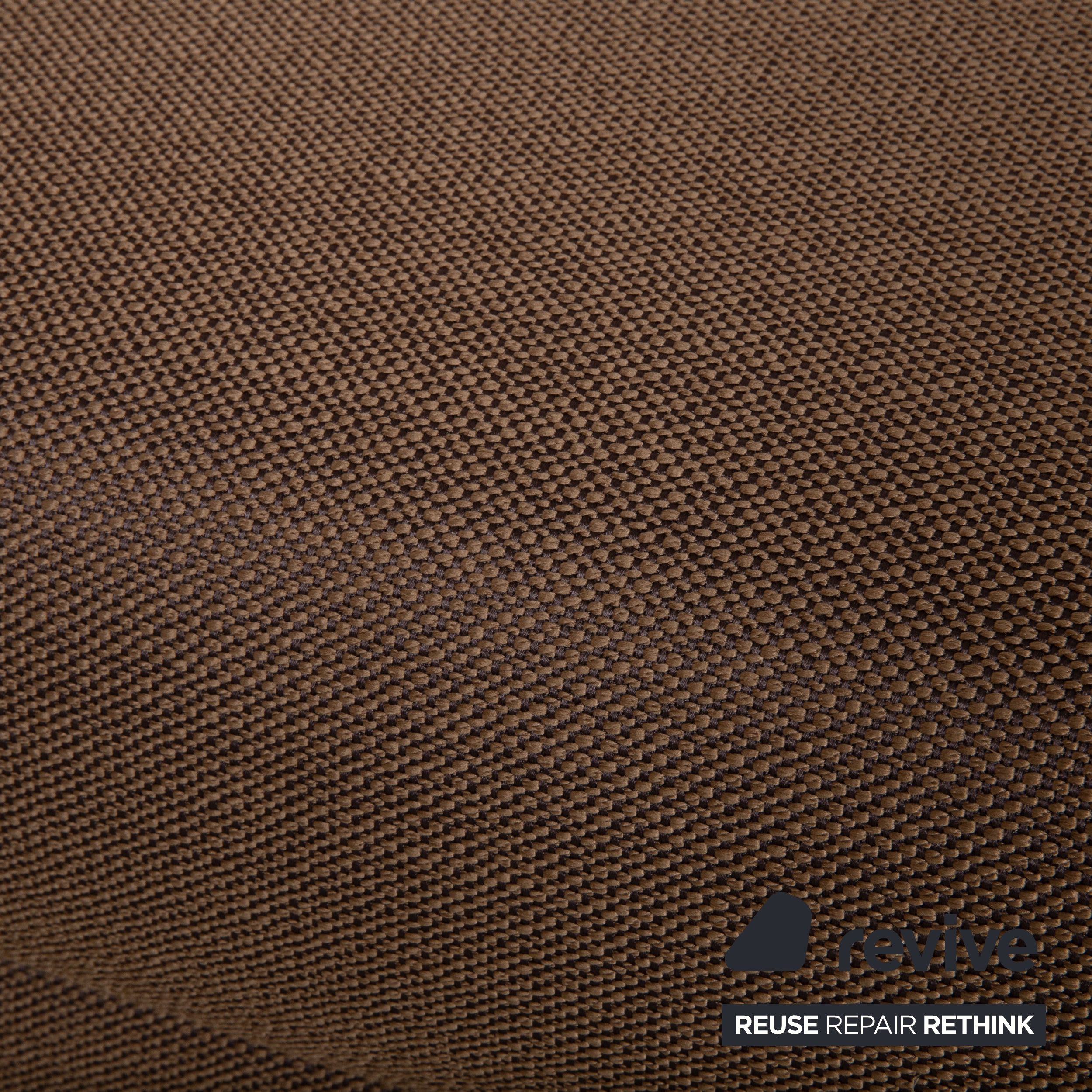 Brühl Moule Fabric Corner Sofa Brown Couch Manual Function Chaise Longue Left Reupholstered