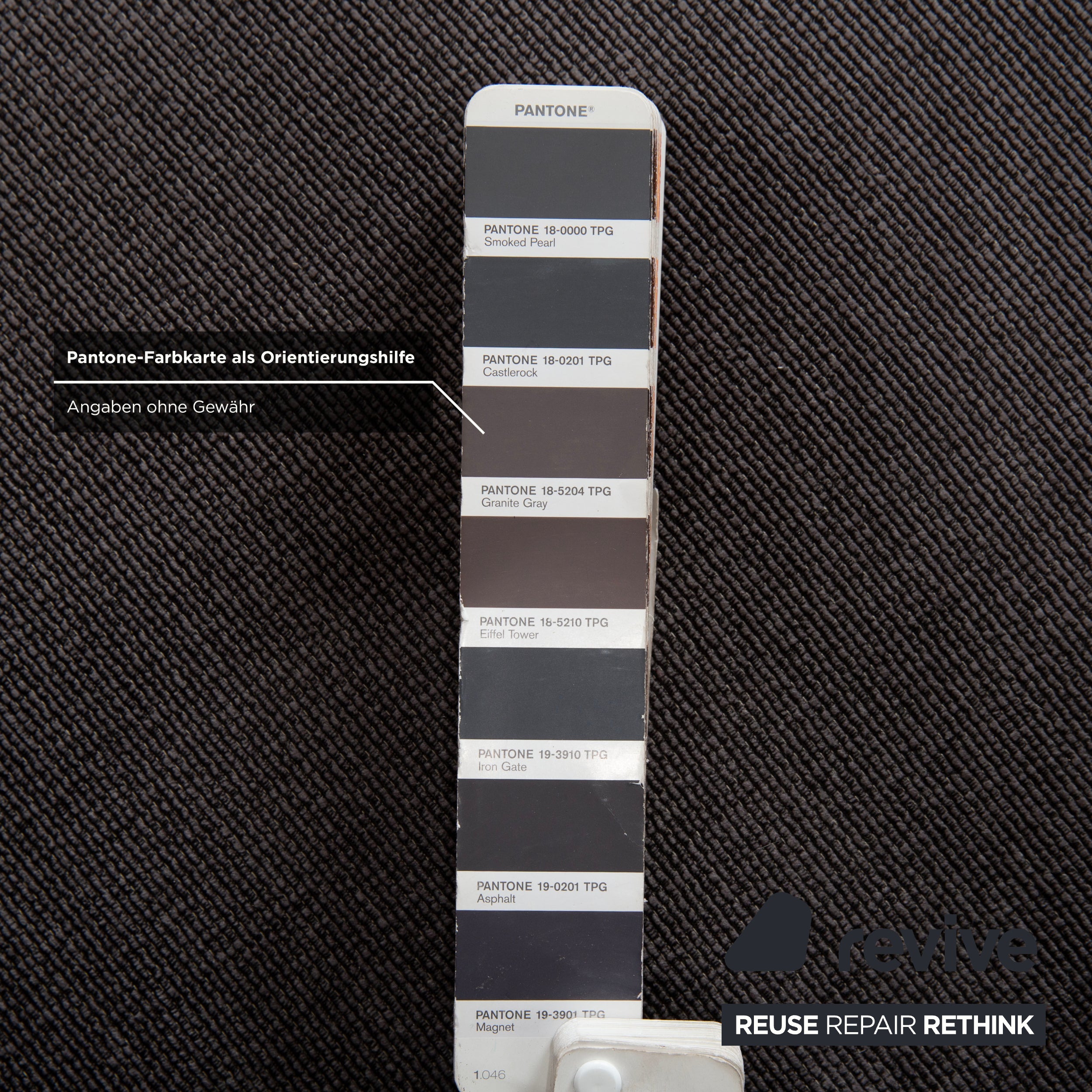 Brühl Moule Stoff Ecksofa Grau Sofa Couch manuelle Funktion