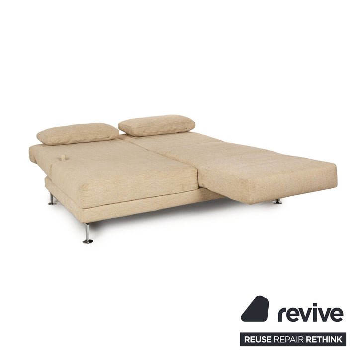 Brühl Moule Stoff Zweisitzer Creme manuelle Funktion Sofa Couch