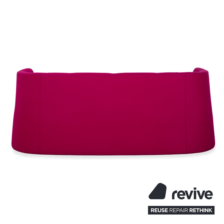 Brühl Powder fabric two-seater pink magenta sofa couch