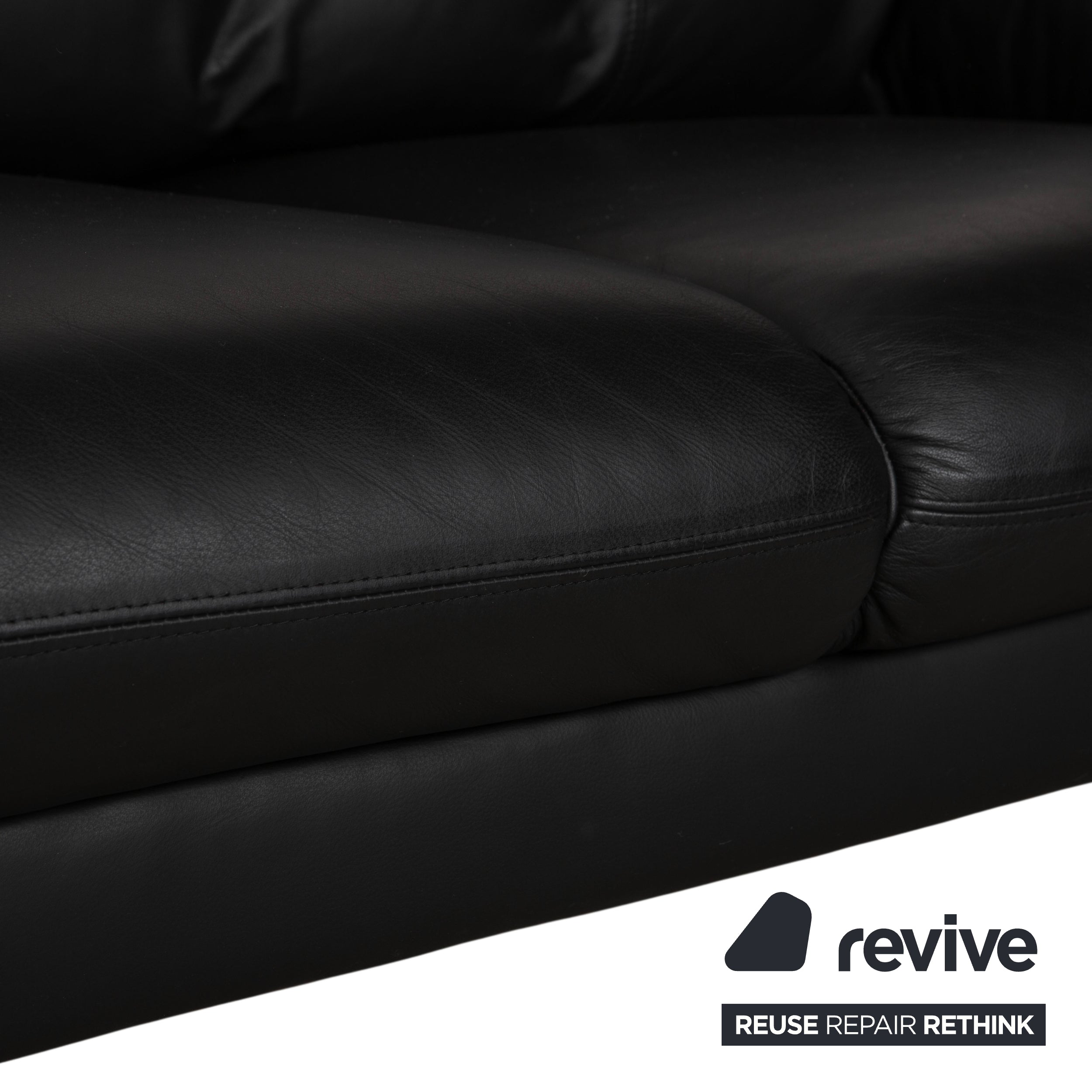 Brühl Prelude Zweisitzer Sofa Schwarz